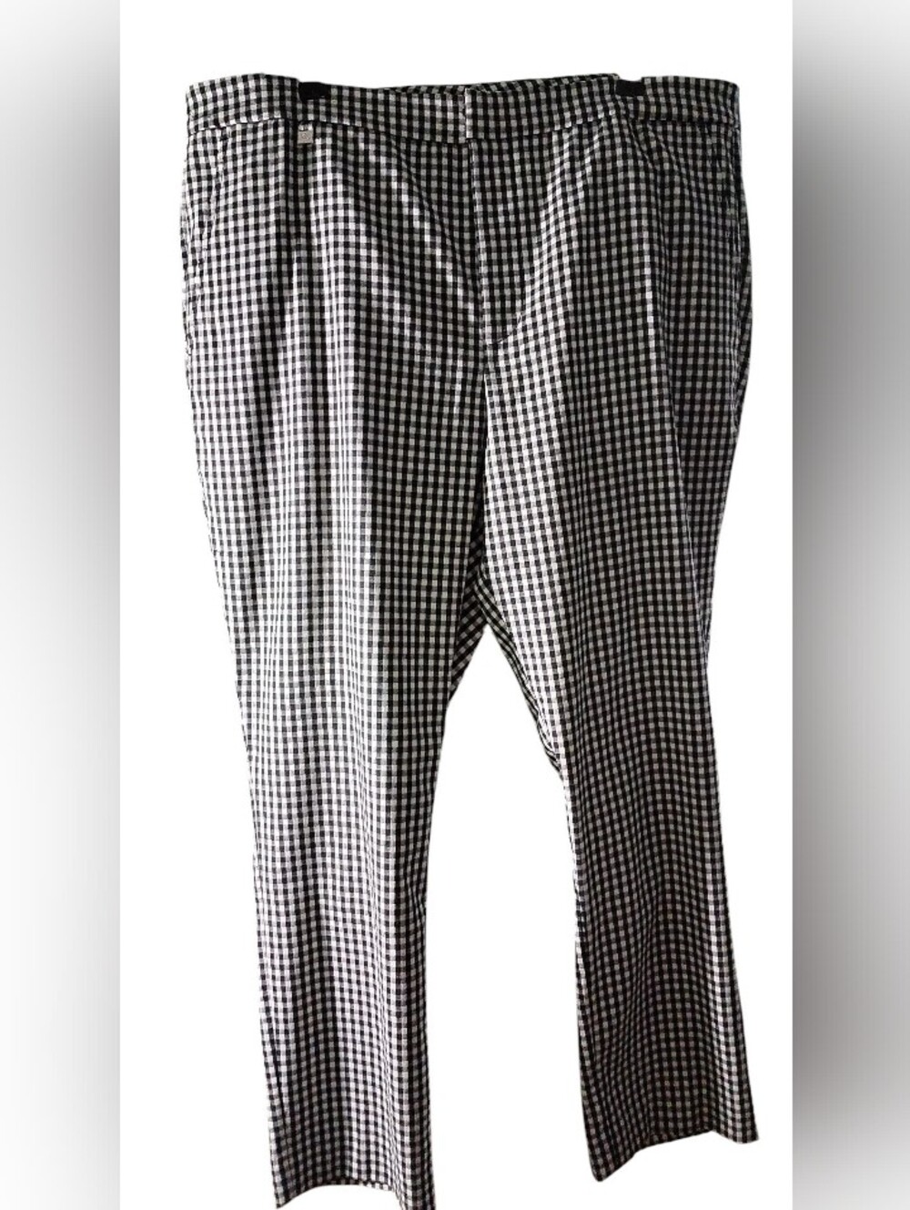 Lauren Ralph Lauren Black & White Gingham Pants Size 16